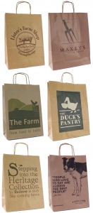 Custom Printed Paper Bags for Farm Shops