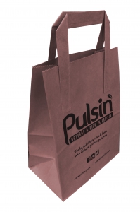 Exhibition carrier bags, small paper bags, sos bags, printed sandwich bags, printed takeaway bags