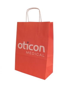 Clear plastic bags with logo